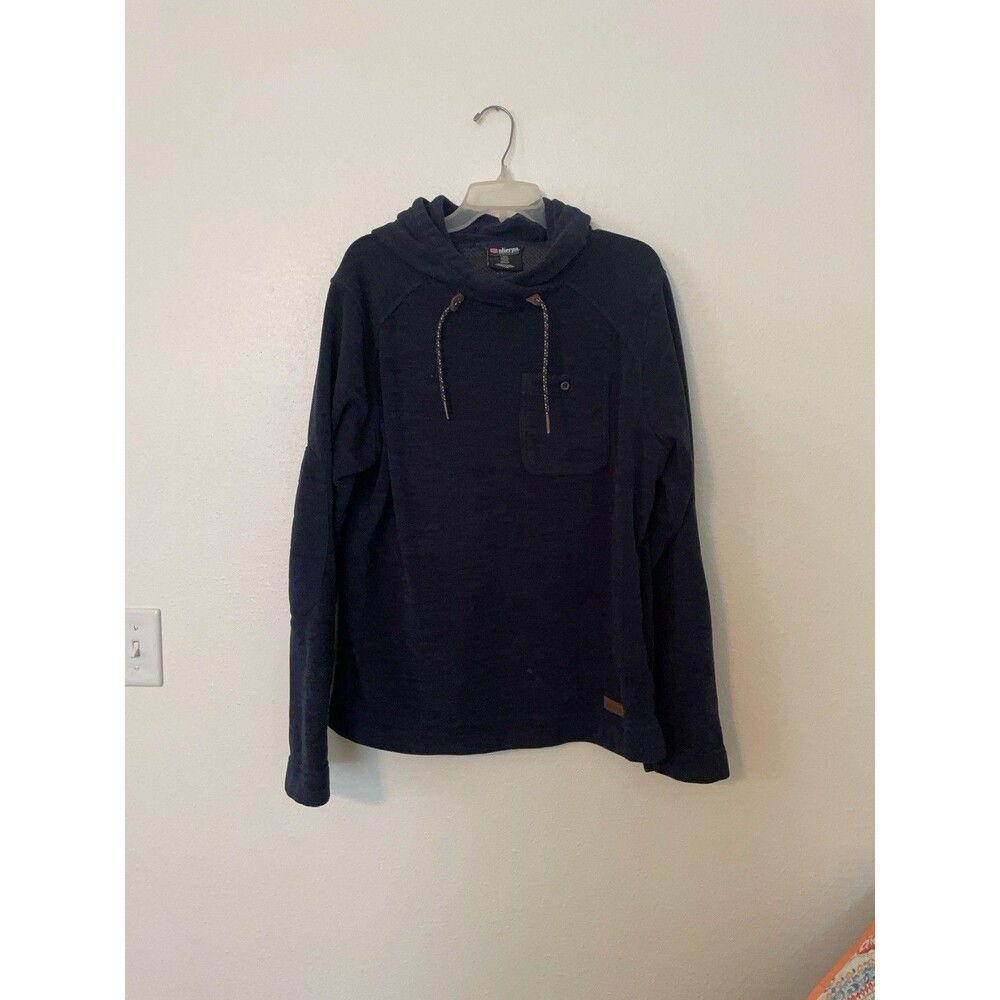 Sherpa Adventure Gear Womens Sz Large Hood Pullover Sweatshirt Activewear Fleece